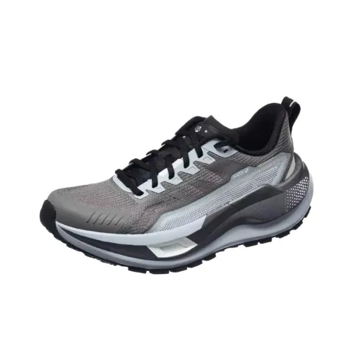 ANTA Kunlun Амортизация Устойчивость к истиранию и Устойчивые свойства Низкая Топ Уличная обувь Мужская Вулканический серый