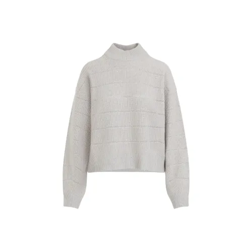 BRUNELLO CUCINELLI SS25 Кашемир Свитер Женский Серый