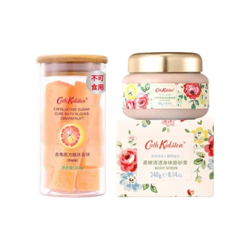 Cath Kidston Наборы для ухода с отшелушивающим сахарным кубиком и скрабом 200г+240г