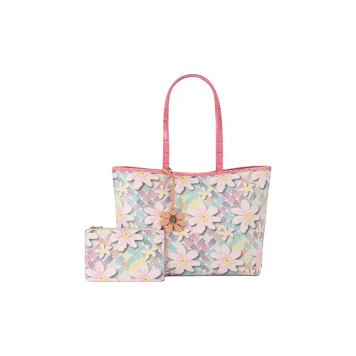 Kurt Geiger London Холст Тоут Сумка Сумка для покупок Сумка через плечо Сумка Обычная Унисекс Розовая