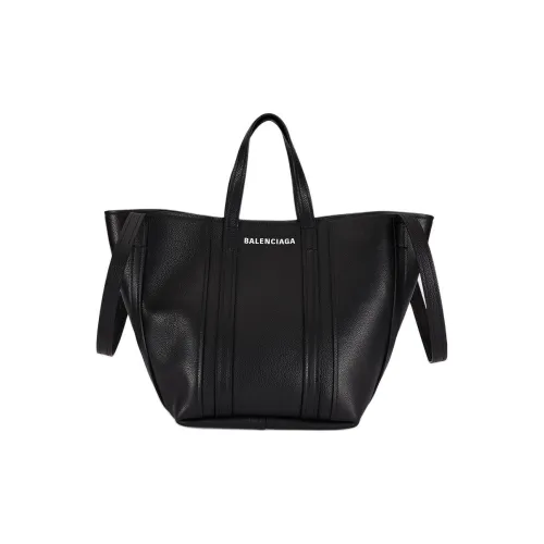 Balenciaga Повседневная сумка Tote из телячьей кожи сумка для покупок женская черная