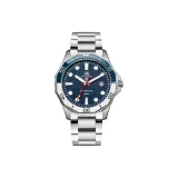 Сине-белый bezel, синий циферблат