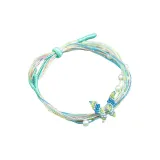 Браслет-шнурок "Благословение Удачи" с бабочкой (Hua Qing)