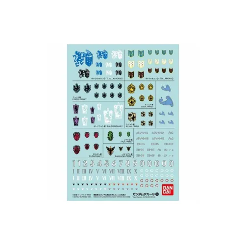 BANDAI Железо Blood Orphan Коллекция Наклейки Аксессуары для моделей