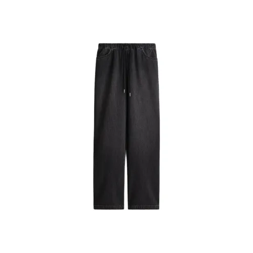 H&M Промытые черные женские джинсы