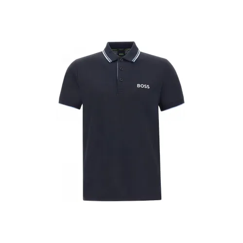Hugo Boss Поло Мужское Темно-синий