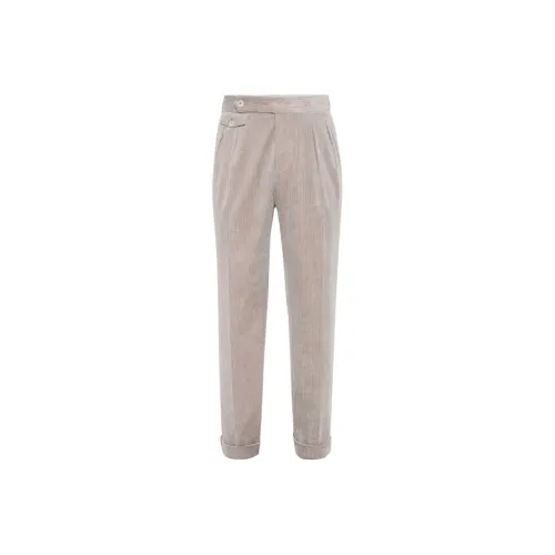 BRUNELLO CUCINELLI SS25 Костюм Брюки Мужские Бежевые