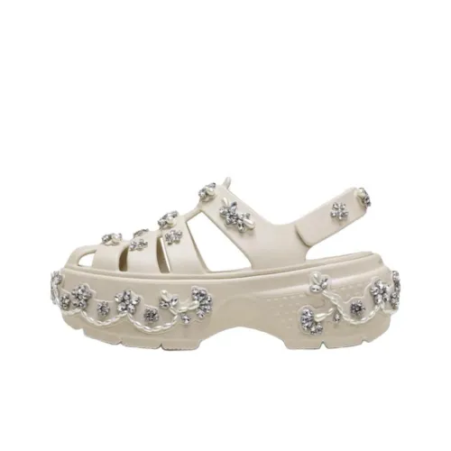 SIMONE ROCHA x Crocs Снег House Римские Сандалии Унисекс Бетон Серый