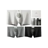 Волк Голова 3-упаковка в комплекте с коробкой (Черный + Темно-серый + Светло-серый) 100% хлопок, высокоэластичный, антибактериальный