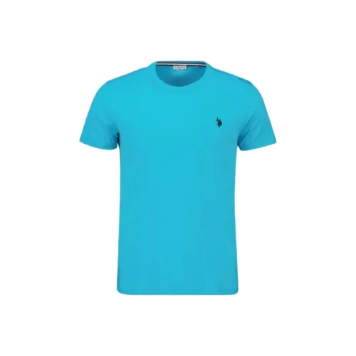 U.S. POLO ASSN. Рубашка Мужская Небесно-голубая