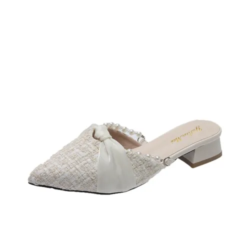 Wuji Износостойкие Сопротивляющиеся Запахам Домашние Тапочки Женские Бежевые