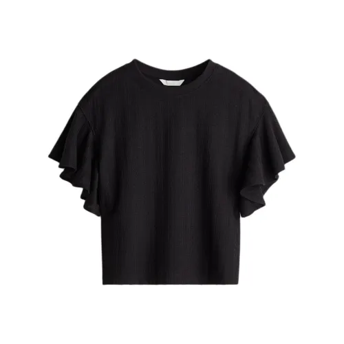 H&M Черные Женские Футболки