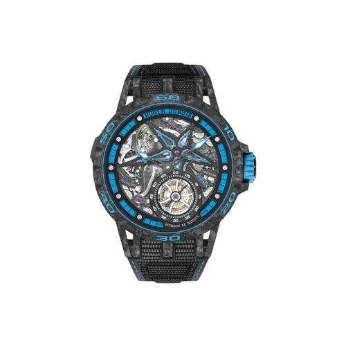 Roger Dubuis Автоматический Механический Часы Мужские Kings Racing Series 47 мм Скелет