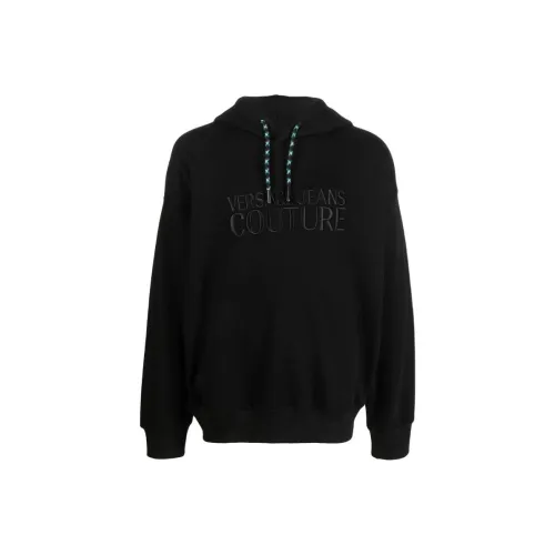 VERSACE JEANS Мужские черные свитшоты