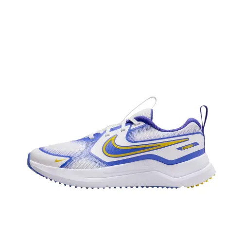 Nike Cosmic Runner Детская беговая обувь Низкий топ Белый Фиолетовый Школьный возраст