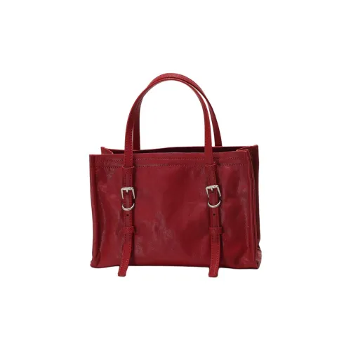 GXFMOD Коровья кожа Тоут Сумка Женская Красная