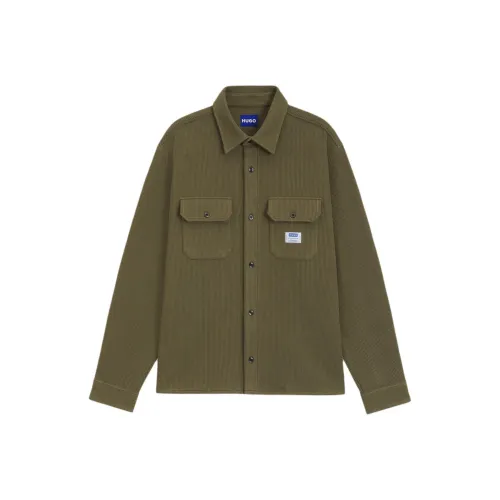 Hugo Boss Рубашка Мужская Светло-Зеленая