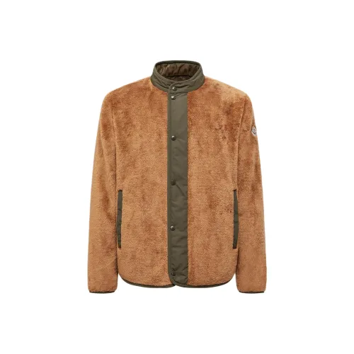 Moncler Верблюжий Бежевый Мужской Пуховик (Пуф)