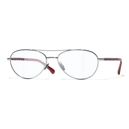 CHANEL Металл Aviator Функциональные очки Унисекс Многоцветные