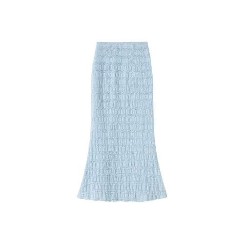 Ning Cai Yuer Повседневный Длинный Юбка Женские