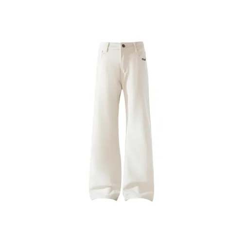 Источник Белый Унисекс Джинсы