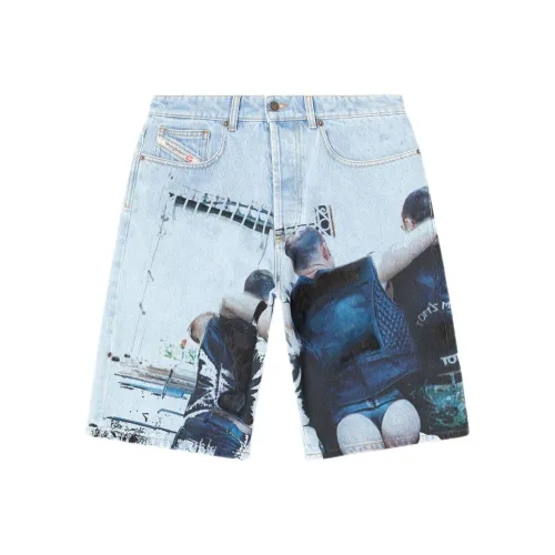 DIESEL x Tom of Finland SS25 Джинсовые шорты Унисекс