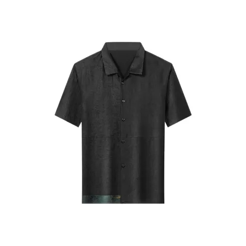DKRVT Черный [Упаковка Включена] Мужские Рубашки