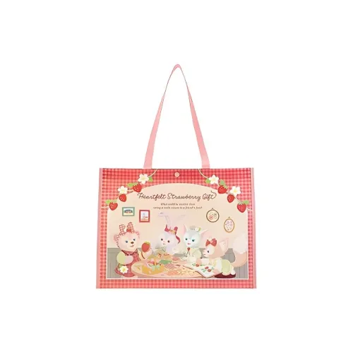 Disney Duffy and Friends Сердце Формированное Strawberry Collection Сумка для покупок Мерч по IP