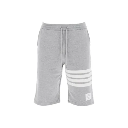 THOM BROWNE Серые Мужские Повседневные Шорты