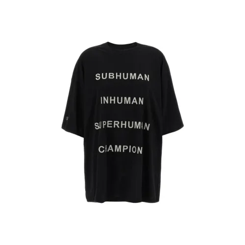 RICK OWENS Черные Женские Т-рубашки