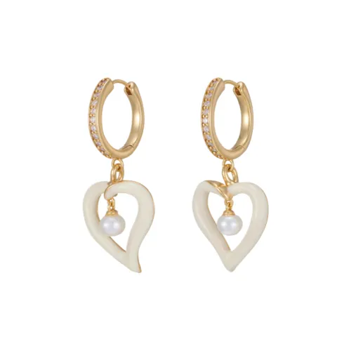 Fellala Серьги с пресноводным жемчугом женские кремовые