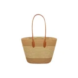 Полосы, многоцветный, сумка через плечо, хаки и бежевый, узор