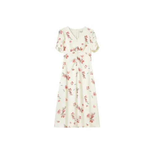 SENTUBILA Короткое платье с короткими рукавами женское