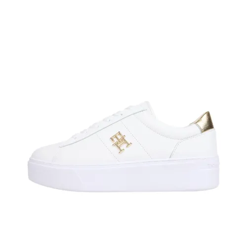 Tommy Hilfiger TRAINERS Низкие Кроссовки для скейтбординга Женские Белые