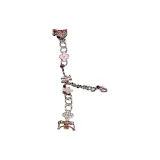 Розовое золото, браслет с четырехлистным клевером