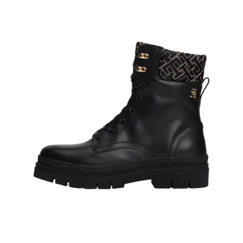 Tommy Hilfiger TH Monogram Мартин Boot 5 см Женские Черный