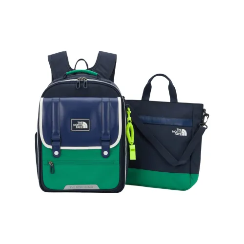 THE NORTH FACE Полиэстер Рюкзак Сумка для покупок Комбо Набор Детский Морской Синий