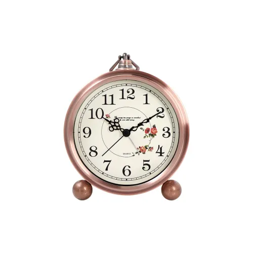 HENSE Кварцевый механизм Металл Будильник Унисекс Белый циферблат HA65