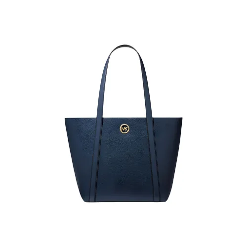 MICHAEL KORS Коровья кожа с искусственной кожей Тоут Сумка Сумка для покупок Сумка на плечо Большая женская морской синий