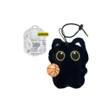 Баскетбол Маленький Черный Кот Кукла Подвеска + Белый Игрок Карта