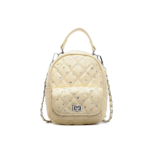 PULUWIRR ПУ (полиуретан) Рюкзак Стандартный Женский Экрю Розовый Синий Желтый Черный Бургунди