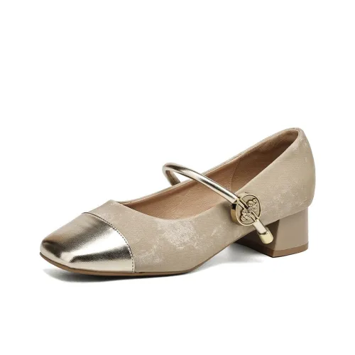 Daphne Грубый каблук Туфли Мэри Джейн Женские