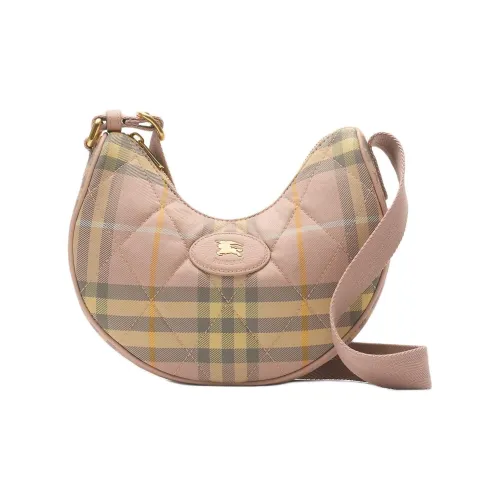 Burberry Сумка Кросс-боди Horseshoe Регулируемый Текстильный Ремень Застежка-молния Вручную Прокрашенные Края