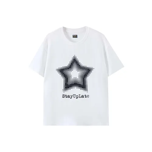 STAY UP LATE T-Shirt Унисекс Белый
