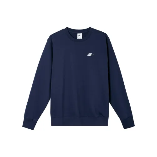 Nike Club Свитшот Мужской Obsidian White