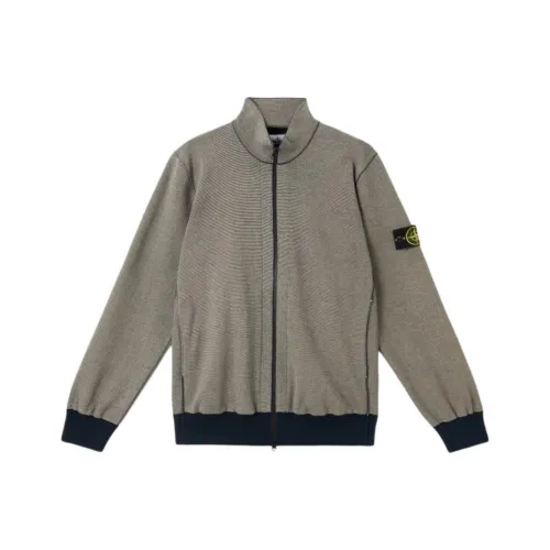 Stone Island Морской Синий Мужской Трикотаж