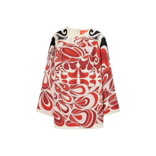 La DOUBLEJ. Длинное платье с длинными рукавами женское многоцветное