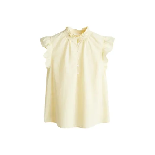 H&M Светло-желтые Женские Рубашки