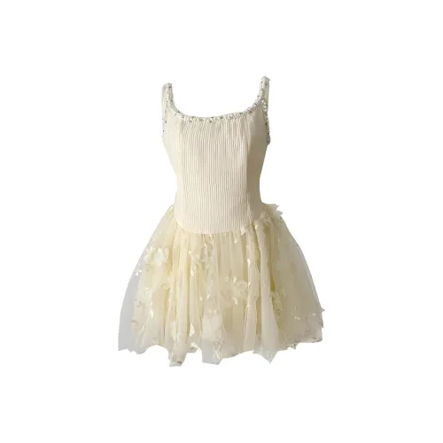 DOSOHEB Светло-желтые Женские Слиплатья