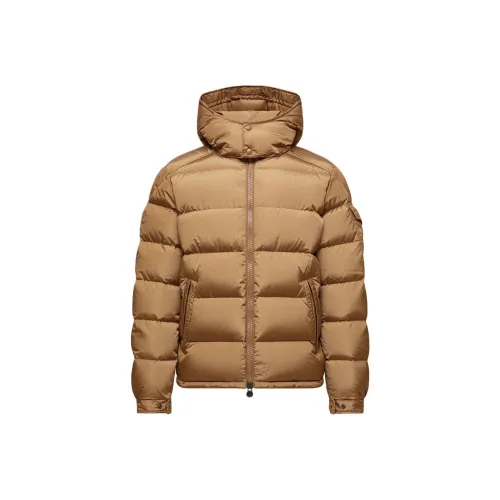 Moncler Maya Series FW25 Пуховик Мужской Бежевый